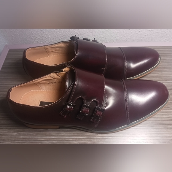 UV Signature Triple Monk Strap Cap Toe Dress Shoes Size 10.5 - Picture 15 of 15